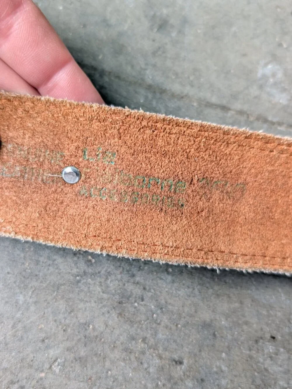 Vintage Southwestern Brown Leather Silver Metal Concho Belt